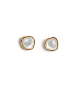 Bay Studs in Mother of Pearl - The Shoe Hive