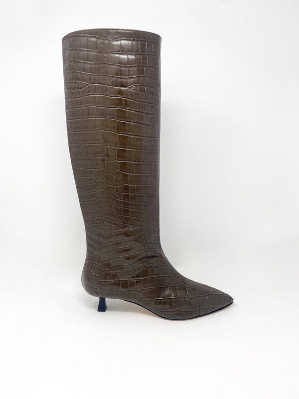 Robyn in Cedar Embossed Croc