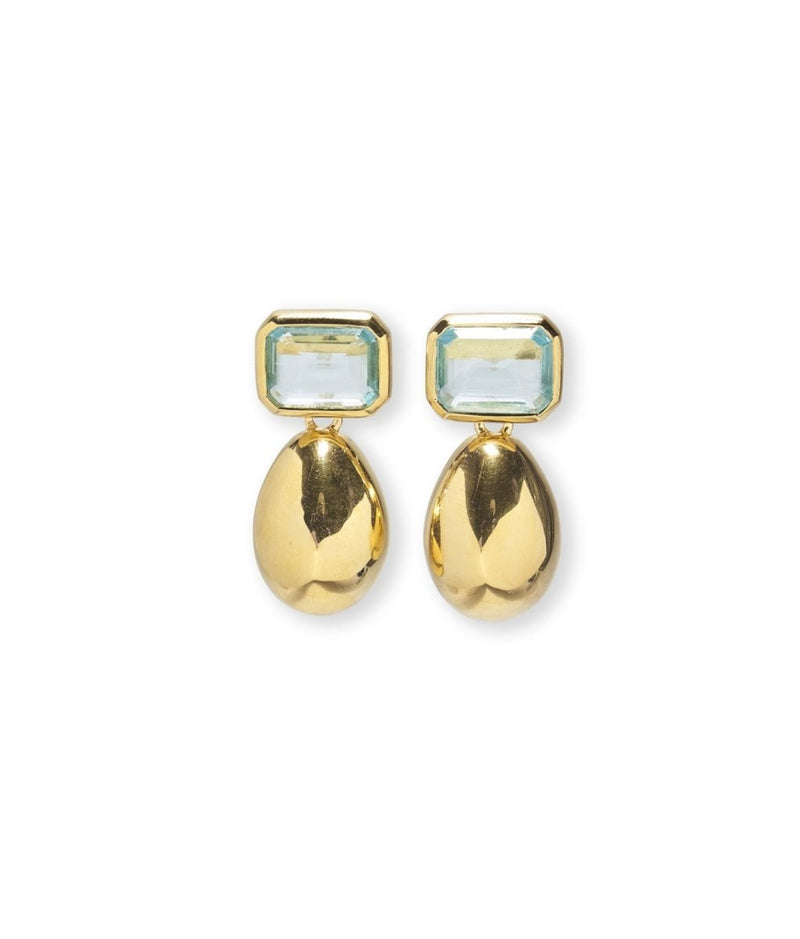 Bean Earrings in Gold Multi - The Shoe Hive