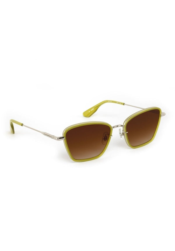 Bella in Silver + Chartreuse - The Shoe Hive