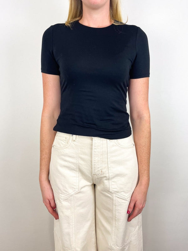 Benedict Tee in Black - The Shoe Hive