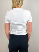 Benedict Tee in White - The Shoe Hive