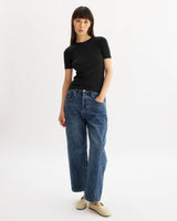 Bergen Short Sleeve Cotton Short Sleeve Shirt in Black - The Shoe Hive