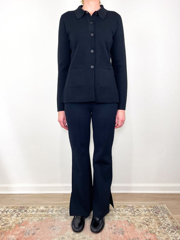 Betti Knit Cardi in Black - The Shoe Hive