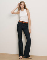 Beverly High Rise Skinny Flare in Indigo - The Shoe Hive