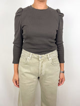 Delano Top in Dark Umber