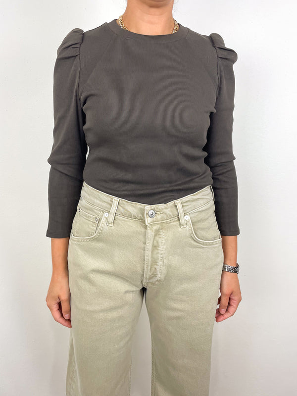 Delano Top in Dark Umber