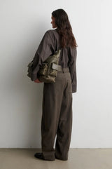 Blink New Cargo Trousers in Black Olive - The Shoe Hive