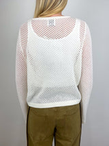 Boatneck Sweater in Fleur de Sel - The Shoe Hive