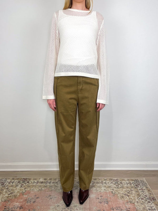 Boatneck Sweater in Fleur de Sel - The Shoe Hive