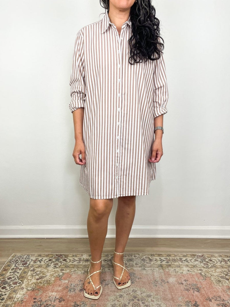 Bobby Dress in Cafe - The Shoe Hive