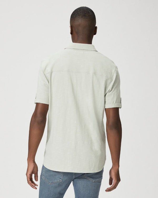 Brayden Short Sleeve With Roll Tab in Garden Mint - The Shoe Hive