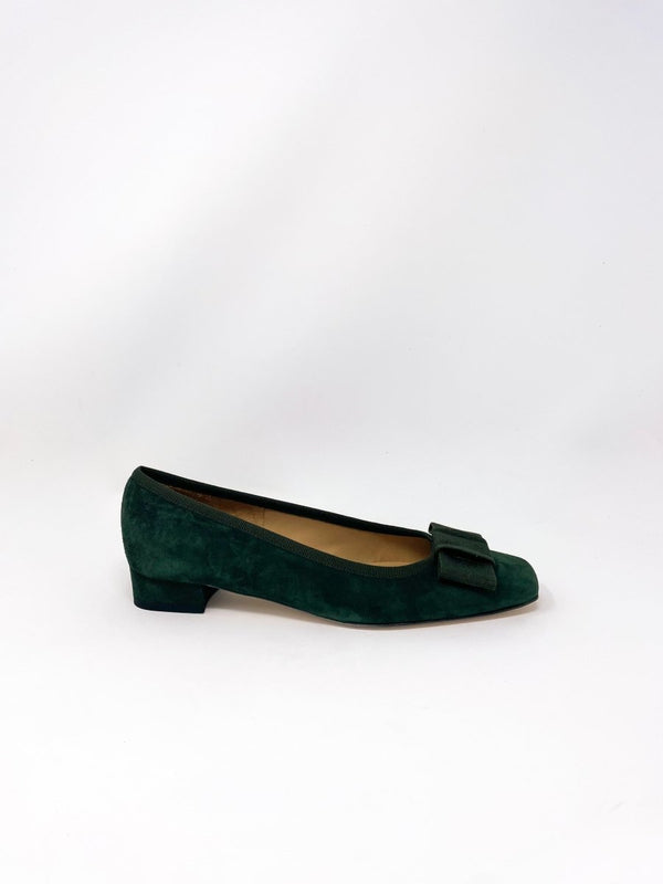 Bridgette Shoe in Pine Suede - The Shoe Hive