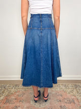 Brigette Skirt in Danube - The Shoe Hive