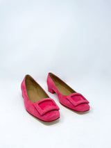 Buckle Shoe in Peony - The Shoe Hive