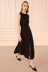 Laure SL Midi Dress in Noir