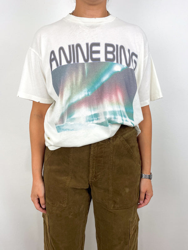 Cade Tee Northern Lights in Off White