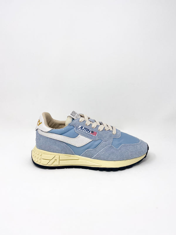 Reelwind Low Sneakers Nylon Suede White/Blue