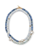 Cabana Necklace in Azure Sky Blue - The Shoe Hive