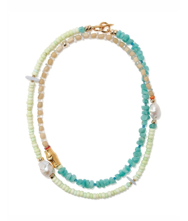 Cabana Necklace in Honeydew - The Shoe Hive