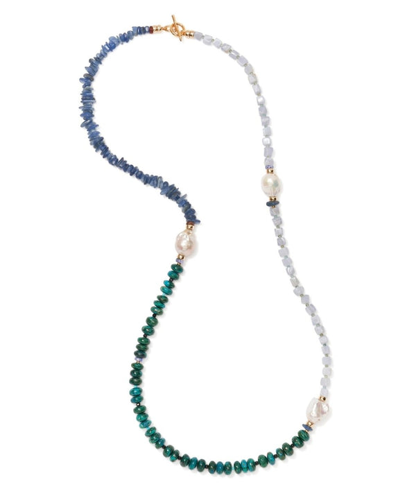Cabana Necklace in Peacock - The Shoe Hive
