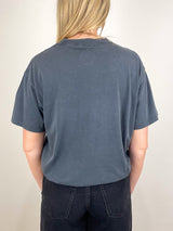 Cade Tee Palms in Washed Grey - The Shoe Hive