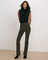 Cameron Mid Rise Boot Cut Cord in Loden - The Shoe Hive