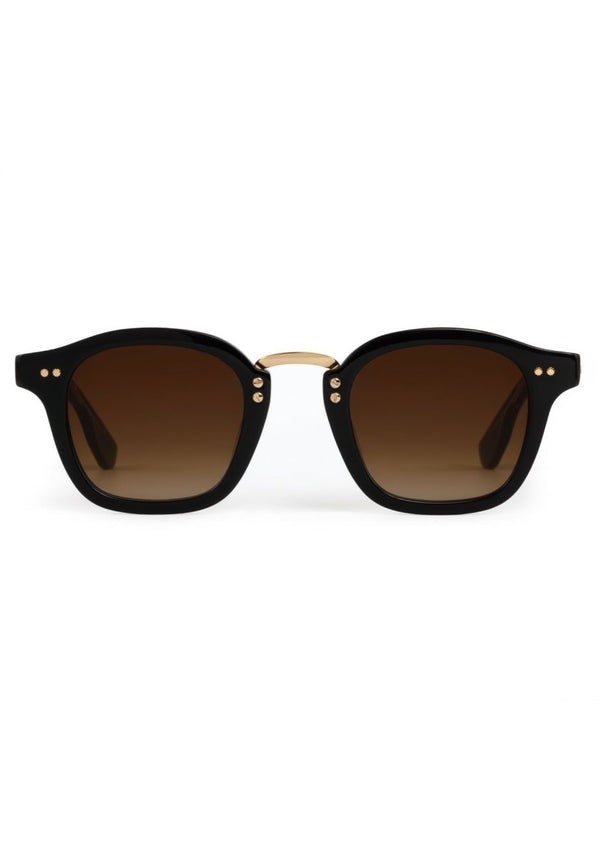 Campbell in Black + Black Tea 18K - The Shoe Hive