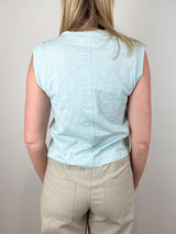 Cap Sleeve Crew in Seabreeze - The Shoe Hive