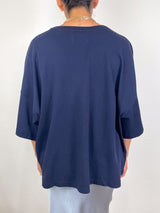 Cape Tee in Navy - The Shoe Hive