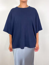 Cape Tee in Navy - The Shoe Hive