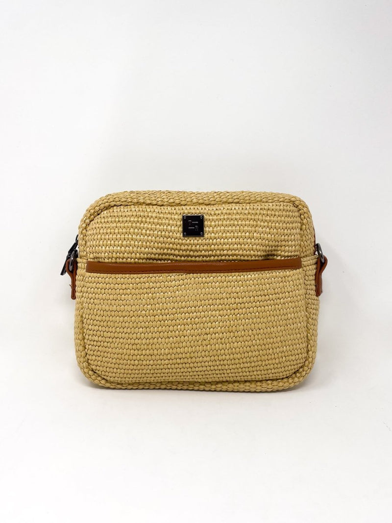 Capture in Dune Raffia and Saddle - The Shoe Hive