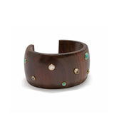Cara Cuff in Dotted Acacia - The Shoe Hive