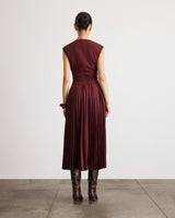 Carly Dress in Deep Redwood - The Shoe Hive