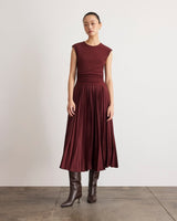 Carly Dress in Deep Redwood - The Shoe Hive