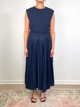 Carly Dress in Maritime Blue - The Shoe Hive