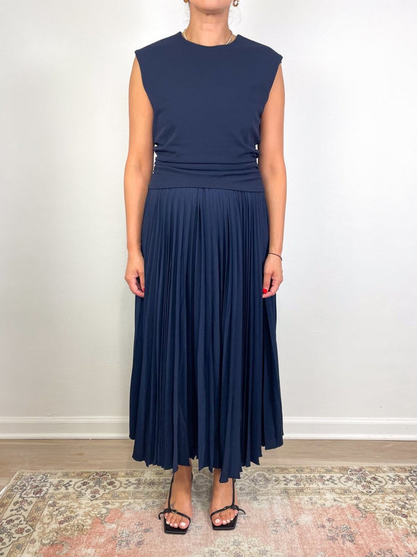 Carly Dress in Maritime Blue - The Shoe Hive