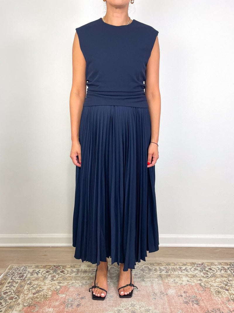 Carly Dress in Maritime Blue - The Shoe Hive