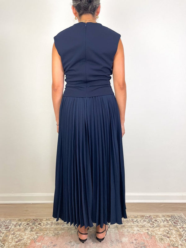 Carly Dress in Maritime Blue - The Shoe Hive