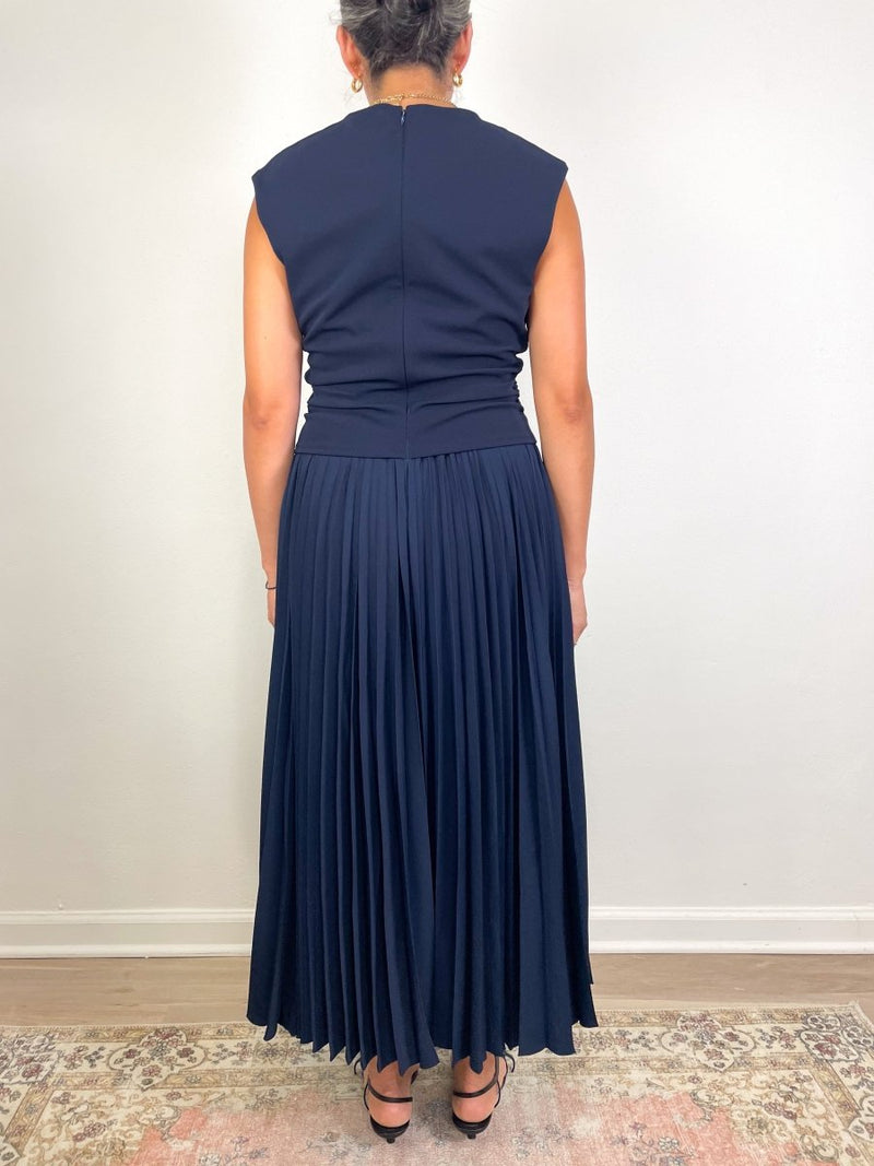 Carly Dress in Maritime Blue - The Shoe Hive