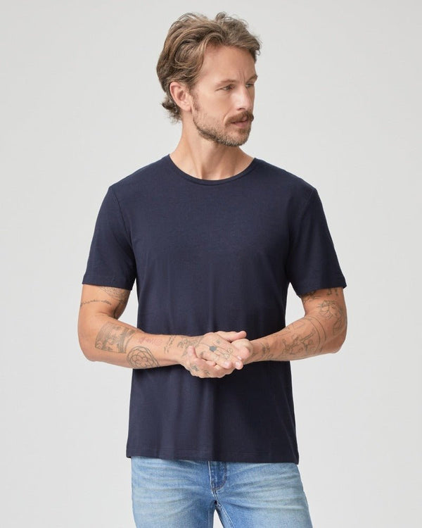 Cash Crew Neck Tee in Deep Anchor - The Shoe Hive