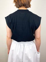 Caspen Tee in Black - The Shoe Hive
