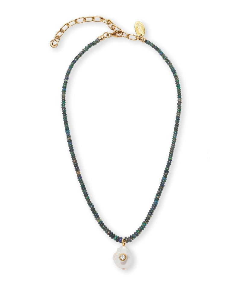 Castillo Necklace in Black Opal - The Shoe Hive