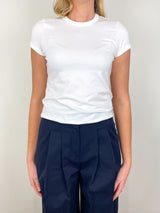 The Baby Tee in White