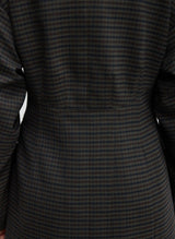 Cedric Suiting Sculpted Blazer in Grey Multi - The Shoe Hive
