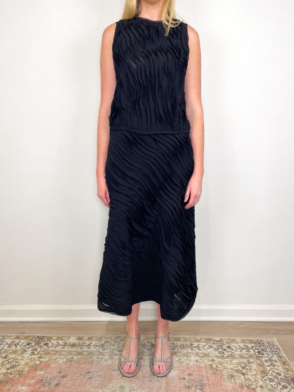 Celina SL Top in Noir - The Shoe Hive