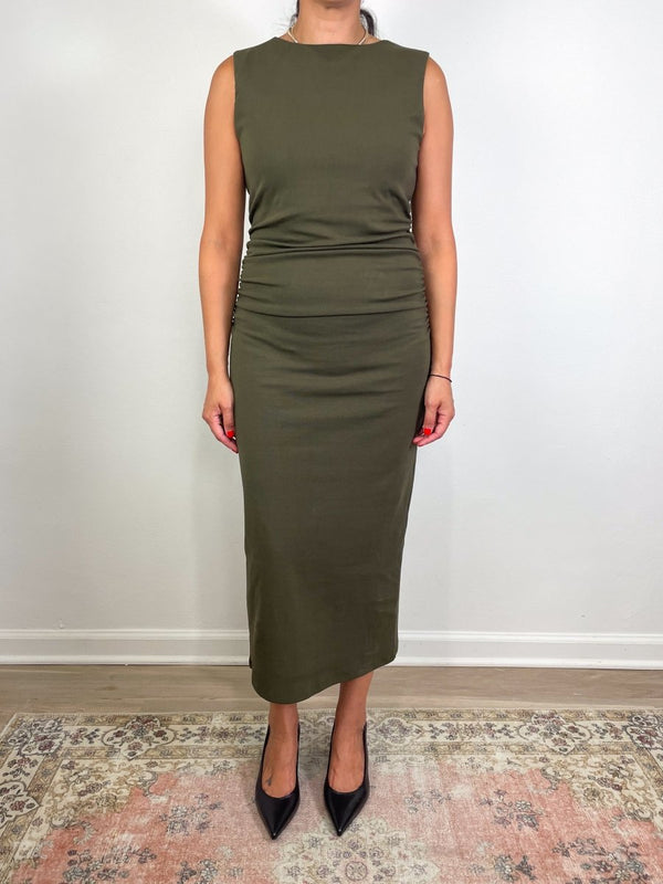 Charissa Dress in Cypress - The Shoe Hive