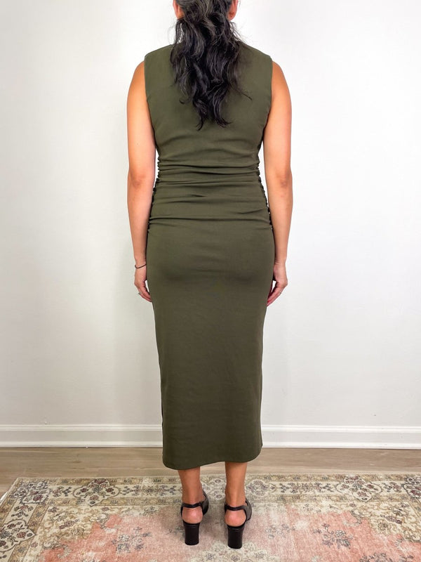 Charissa Dress in Cypress - The Shoe Hive