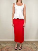 Charlie Top in White - The Shoe Hive