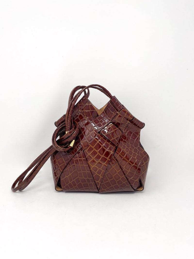 Charlotte Crossbody in Chestnut - The Shoe Hive